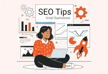 This image depicts SEO Tips for Small Businesses