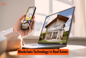 This image depicts Blockchain Technology in Real Estate