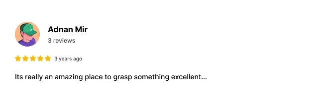 Customer Review from Facebook