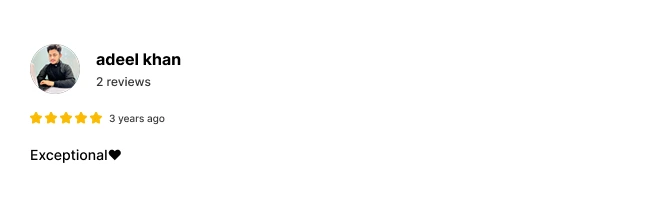 Customer Review from Facebook