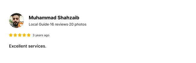 Customer Review from Facebook